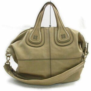 Givenchy Light Brown Beige Tan Nightingale 2way